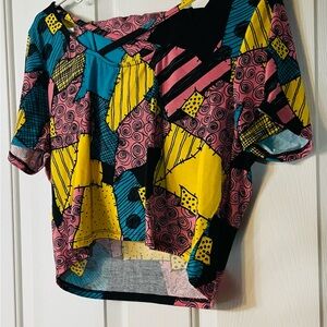 Disney Nightmare Before Christmas Sally Skirt & Top Women's Patchwork